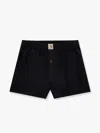 Carhartt Logo-waistband Cotton Boxers In Black
