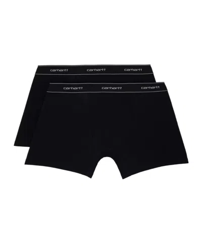 Carhartt Boxer Underwear Two-piece In 933xx Black + Black