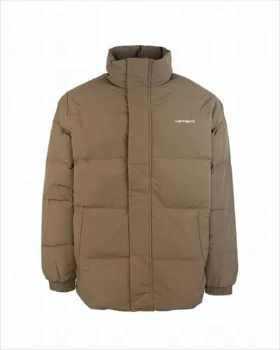 Carhartt Boxy Padded Jacket In Brown