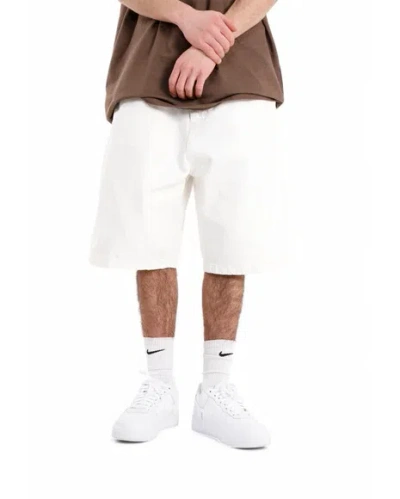 CARHARTT CARHARTT WIP LOGO-PATCH KNEE-LENGTH DENIM SHORTS