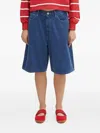 Carhartt Denim Shorts With Belt Loops In Blue
