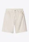 Carhartt Brandon Denim Bermuda Shorts In Neutral