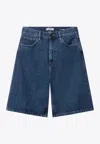Carhartt Brandon Denim Bermuda Shorts In Blue