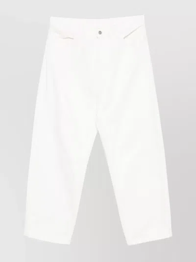 Carhartt Brandon Denim Jeans With Back Patch Pocket In White