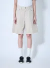 Carhartt Brandon Loose Fit Denim Shorts In Beige
