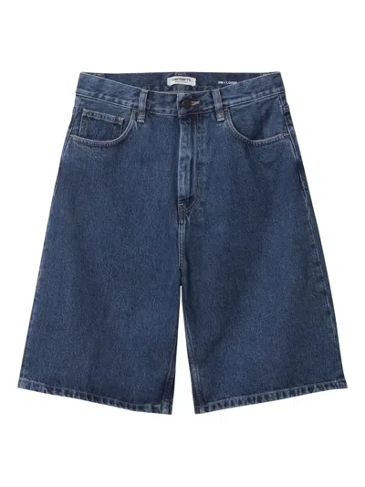 Carhartt Brandon Loose Fit Cotton Shorts In Stone Washed