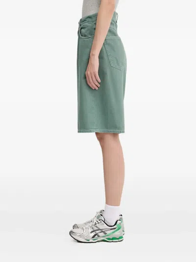 Carhartt Brandon High-waisted Shorts In Green