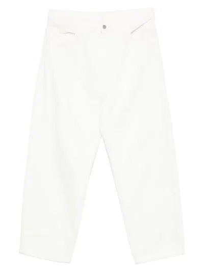 Carhartt Brandon Denim Jeans With Back Patch Pocket In White