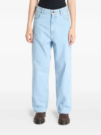Carhartt Brandon Logo-patch Jeans In Blue