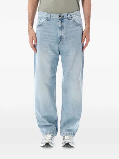 Carhartt Wip Brandon Mid-rise Wide-leg Five-pocket Jeans In Cotton Denim In Multi