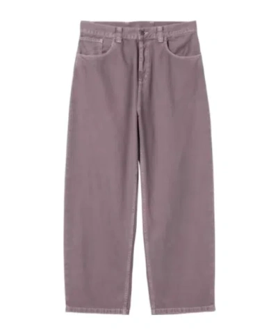 Carhartt Brandon  Pant In Purple