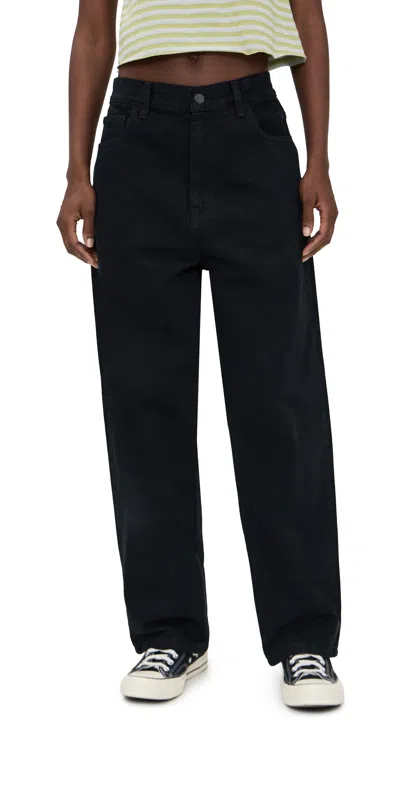 Carhartt Brandon Pants Blue (midnight Wash) In Black