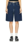 Carhartt Brandon Short In Blue Stone Washed