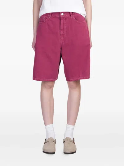 Carhartt Wip Brandon Short Shorts In Pink