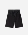 Carhartt Brandon Loose Fit Cotton Shorts In Black