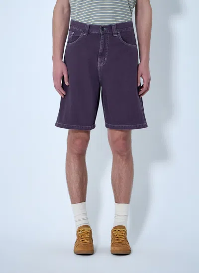 Carhartt Five-pocket Denim Shorts In Animal Print