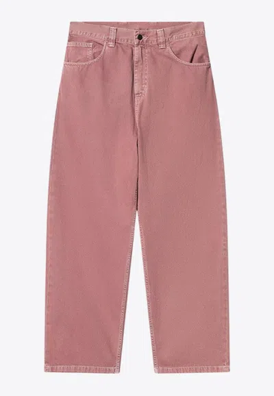 Carhartt Brandon Straight Pants In Pink