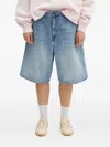 Carhartt Brandon Utility-pocket Denim Shorts In Blue