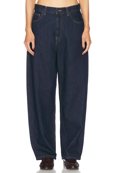 Carhartt Brandon Wide Leg In Rinsed Blue
