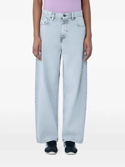 Carhartt Brandon Wide-leg Five-pocket Jeans In White