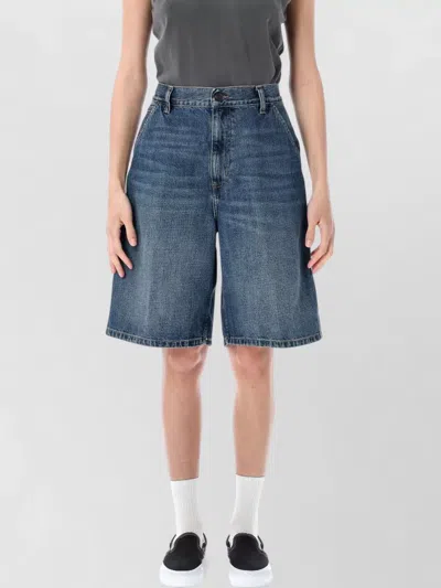 Carhartt Brandon Work Denim Utility Shorts In Blue