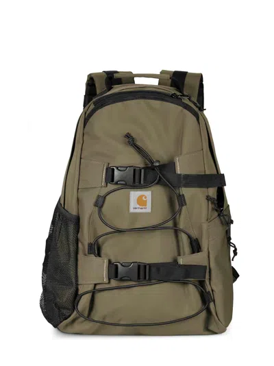 Carhartt Brass Green Kickflip Backpack In Multi