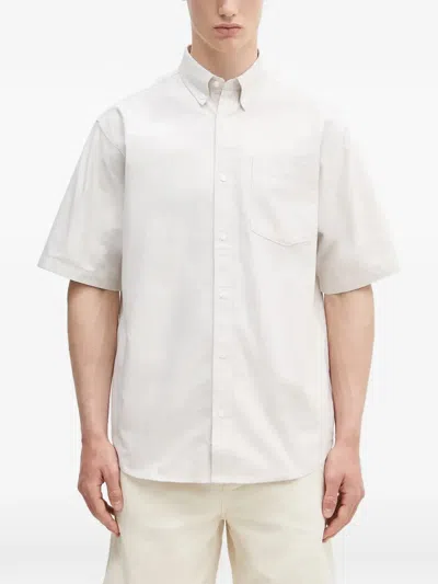 Carhartt Braxton Buttoned Pocket Shirt In Neutral