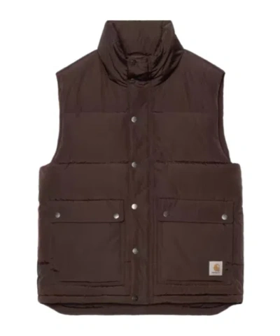 Carhartt Brent Vest In Brown
