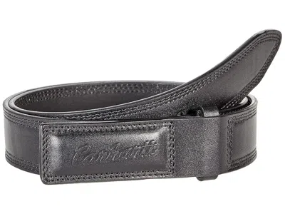 Carhartt Bridle Leather Scratchless Belt Belts Black/black Finish: 40 In Gray