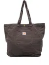 Carhartt Bayfield Tote Bag Front Pocket Design In Brown