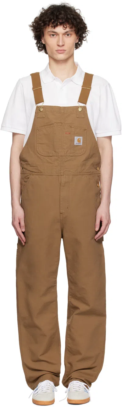 CARHARTT BROWN BIB OVERALLS