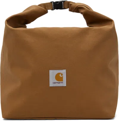 Carhartt Brown Canvas Roll-up Insulated Bag