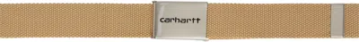 Carhartt Beige Clip Chrome Belt In 07exx Dusty H Brown