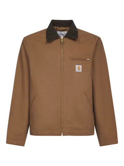 Carhartt Brown Cotton Detroit Jacket