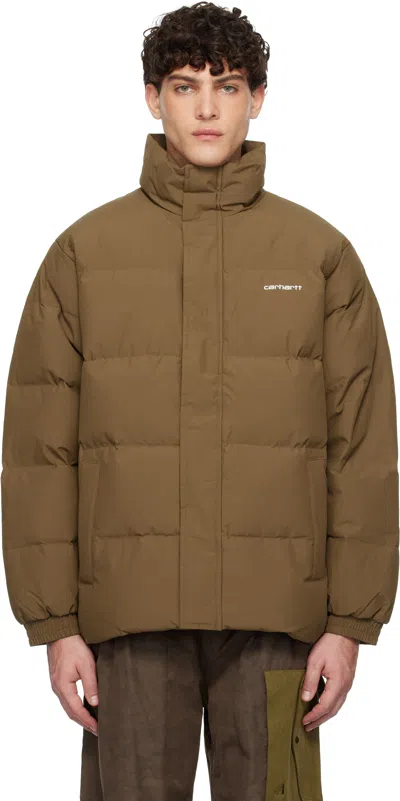 CARHARTT BROWN DANVILLE DOWN JACKET