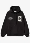 Carhartt Hooded Sweatshirt With Brown In Black