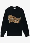 Carhartt Brown Ducks Intarsia Knit Sweater In Black