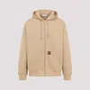 Carhartt Wip Hooded Eldon Sweat Jacket In Brown