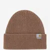 Carhartt Wool Blend Beanie In Brown