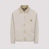 Carhartt Detroit Jacket Organic Cotton Long Sleeves In Neutral