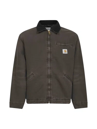 Carhartt Brown Og Detroit Jacket Jacket