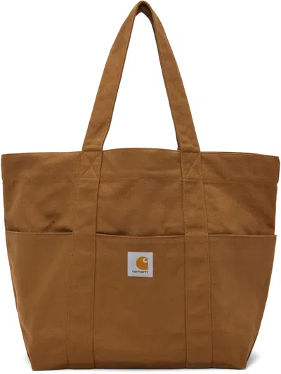 Carhartt Brown Parker Tote In Hamilton Brown