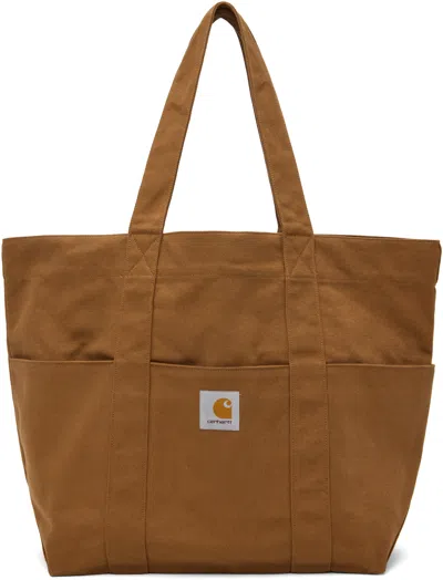 Carhartt Brown Parker Tote In Hzxx Hamilton Brown