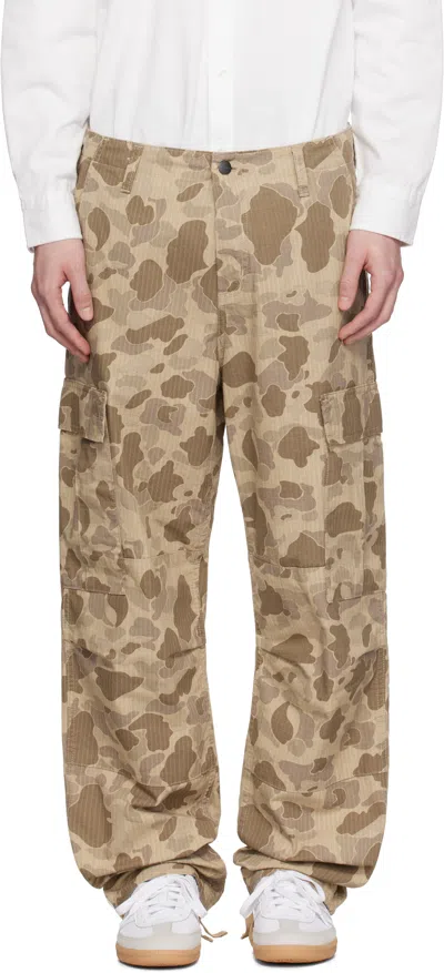 CARHARTT BROWN REGULAR CARGO PANTS
