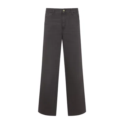 CARHARTT BROWN RELAXED FIT PANTS