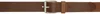 Carhartt Brown Script Belt In 14exx Cognac Silver
