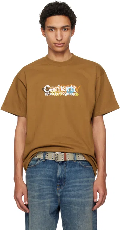 Carhartt Brown S/s Primary T-shirt