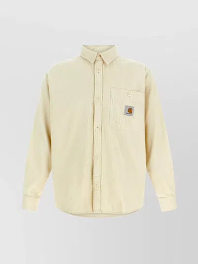 CARHARTT BUTTON-DOWN SHIRT WITH CHEST POCKET AND CUFFS