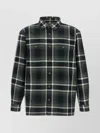 Carhartt Button-down Shirt With Long Sleeves And Pockets In Green