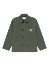 Carhartt Button-fastening Pocket-detail Military Jacket In Green